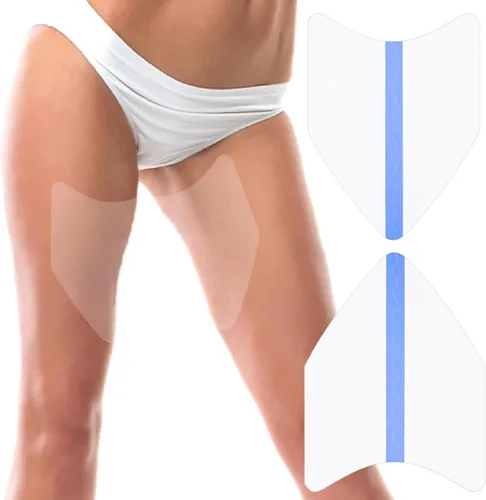 Adhesivo interior antirozaduras en el muslo, almohadilla antifricción para la prevención de los muslos, cintas invisibles para muslos, parches de