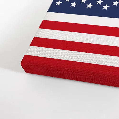 Miniatura 3 de Smile Art Design Lienzo impreso con la bandera de Estados Unidos, arte de pared con bandera de Estados Unidos, decoración del hogar, sala de estar