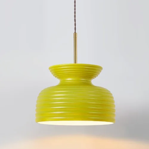 Miniatura 6 de Lámpara colgante de resina con rayas de estilo japonés, lámpara moderna para isla de cocina, lámpara colgante ajustable para restaurante, estudio