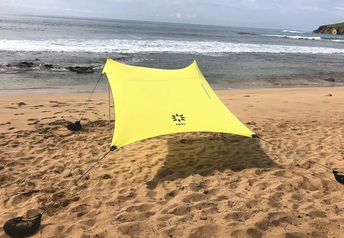 Miniatura 31 de Neso Tienda de Campaña Portátil para Playa Refugio Solar con Anclaje de Arena - Toldo Ligero de Sombra para Playa - Fácil Instalación para Salidas