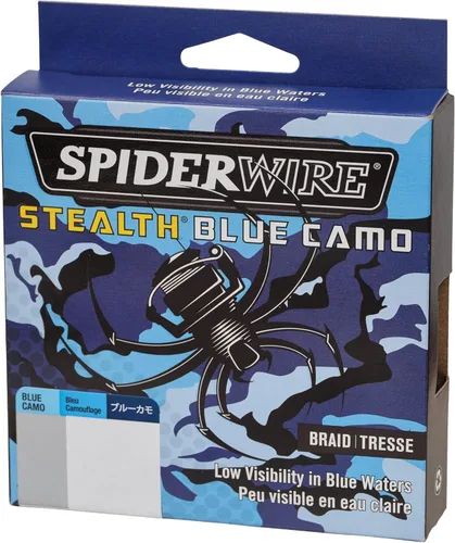 Miniatura 5 de Spiderwire Stealth Braid 3000 Yardas Camuflado azul