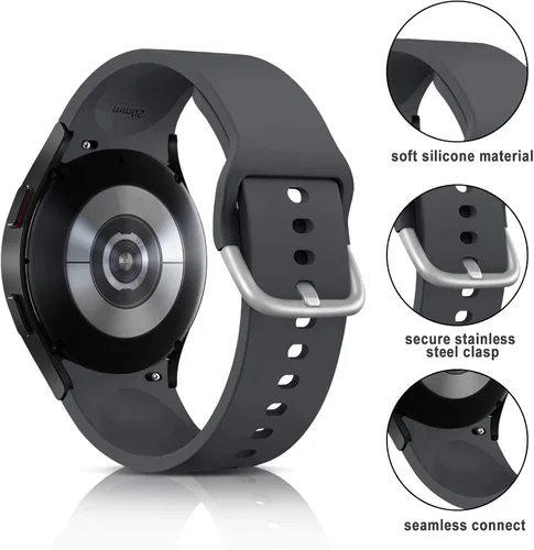 Miniatura 2 de Correas sin brecha compatibles con Samsung Galaxy Watch 7 6 5 4 FE 1.575 in 1.732 in/5 Pro 1.772 in/6 Classic 1.693 in 1.850 in/4 Classic 1.654 in