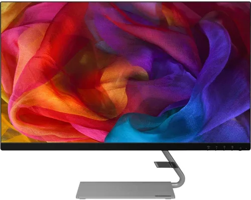 Lenovo - Q27q-10 27" IPS LED QHD FreeSync Monitor - Negro