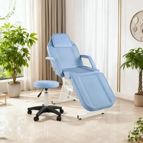 Miniatura 2 de Silla Facial Mesa de Masaje 73 pulgadas 3 Secciones Cama de Masaje Multiusos Mesa de Tatuaje Profesional Equipo de Salón Spa para Spa Facial Spa