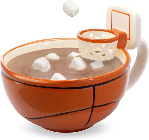 Miniatura 9 de MAX'IS Creations La Taza con Aro Tazas de Baloncesto Tazas de Café Novedosas Taza de Chocolate Caliente Entrenador Deportes Regalos de Baloncesto
