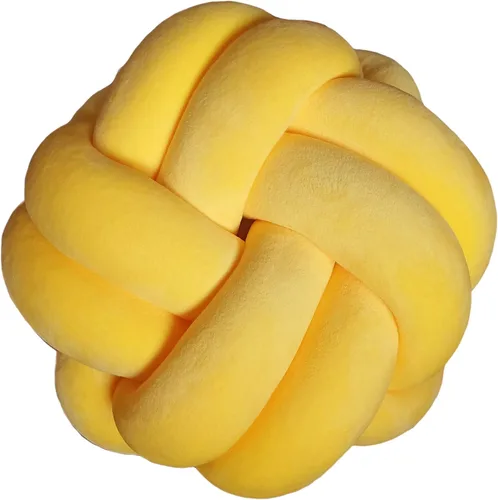 Miniatura 11 de Cyprinus Carpio Elastic Vevet - Almohada de 2 hebras hecha a mano con nudo, cojín de suelo, decoración de bola para el hogar, 10.6 pulgadas (blanco)