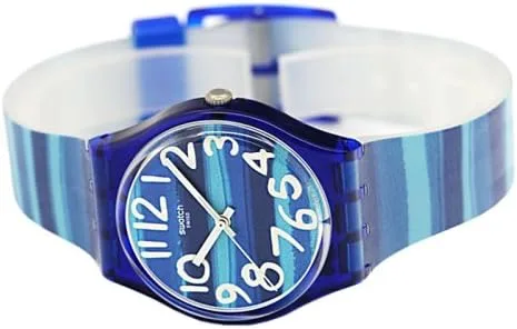 Miniatura 3 de Swatch GN237 Reloj de plástico azul unisex
