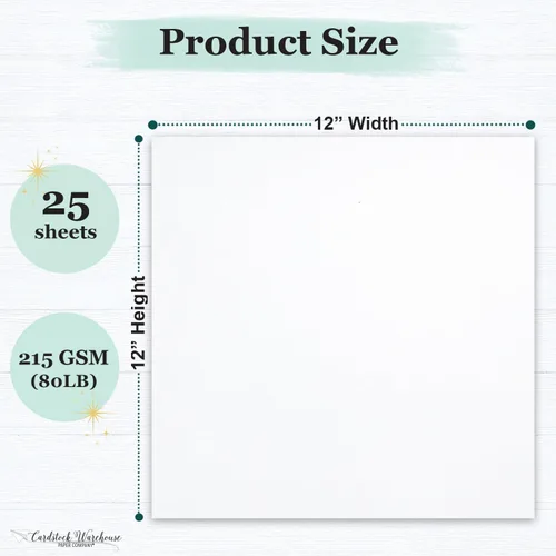 Miniatura 2 de Cardstock Warehouse Foundations 100% blanco reciclado, 12 x 12 pulgadas, 80 libras, 7.58 oz/m², papel de cartulina 100% reciclado, 25 hojas