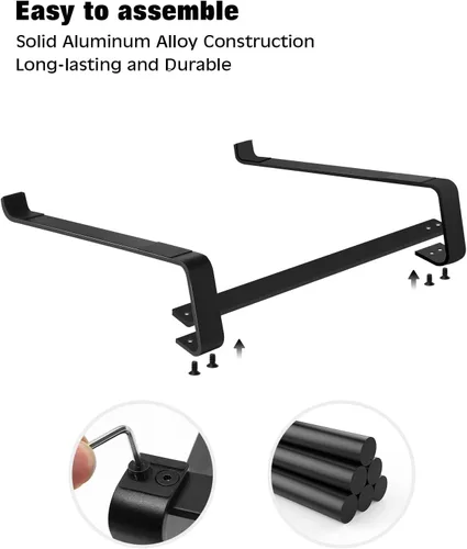 Miniatura 2 de Thibault - Soporte de aluminio para laptop para escritorio - Diseño ergonómico de enfriamiento - Compatible con MacBook Air