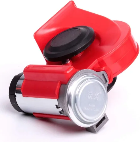 Miniatura 7 de FARBIN Kit de bocina de aire de 12 V con relé, bocina de tren ruidosa para camión, coche, motocicleta, carrito de golf, barco, CRV, Jeeps Rojo