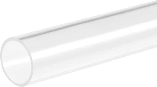 Miniatura 19 de MECCANIXITY Tubo acrílico rígido redondo tubo transparente 0.236 in ID 0.315 in OD 12.008 in longitud para lámparas y linternas, sistema