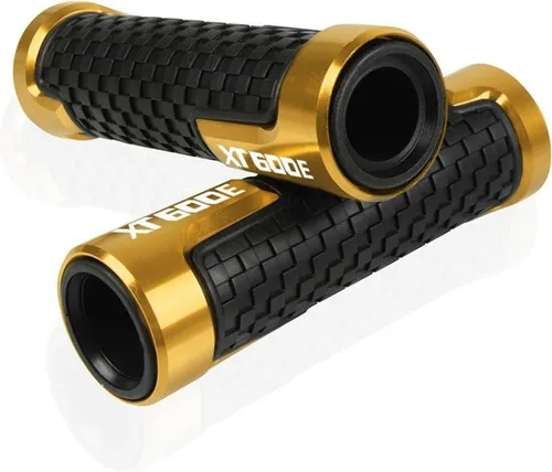 Miniatura 25 de Empuñaduras de manillar de motocicleta de 78 pulgadas, 0.866 in, agarres de manillar de motocicleta, tapa de extremo para Yamaha XT660E XT660 XT 14