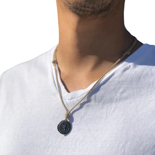 Miniatura 14 de Gold St Christopher Necklace - Mens Saint Pendant Travelers, Gift Religious Jewelry, Protection Medal, Men Silver Medallion, Women Gift to Husband