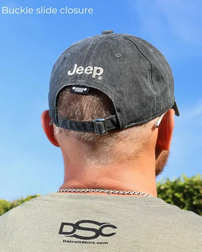 Miniatura 4 de Jeep Grille Logo Garment Washed Hat Negro