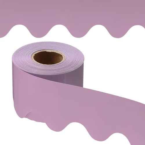 Miniatura 25 de PATIKIL Borde para tablón de anuncios, 65.5 pies, póster, pizarra, corcho, decoración, bordes festoneados, decoración de pared para aula, oficina