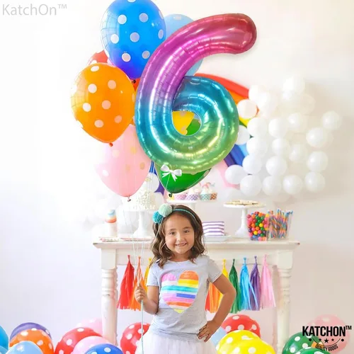 Miniatura 217 de KatchOn, Globo grande azul número 2 de 40 pulgadas Decoraciones de cumpleaños de Baby Shark para niño de 2 años Globo azul número 2 Globo