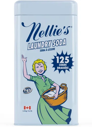 Miniatura 10 de Nellie's - Detergente en polvo para lavar la ropa, detergente concentrado, a granel, 500 cargas, fórmula ecológica, biodegradable, vegana