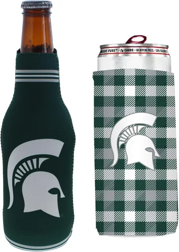 Miniatura 92 de College Team Color Logo Can & Bottle Holder Insulator Beverage Cooler Set