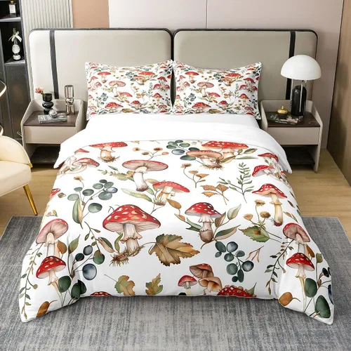 Miniatura 13 de Juego de ropa de cama tamaño King 100% algodón con notas musicales de piano y clave musical, juego de ropa de cama para niños y niñas, diseño retro