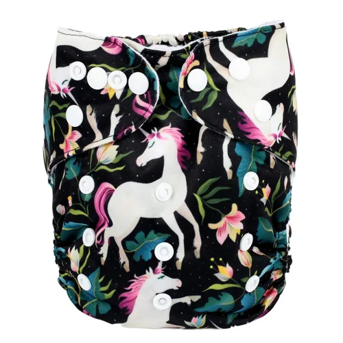 Miniatura 3 de Pañal de bolsillo para bebé, reutilizable, lavable, 8 libras a 36 libras (flecha)