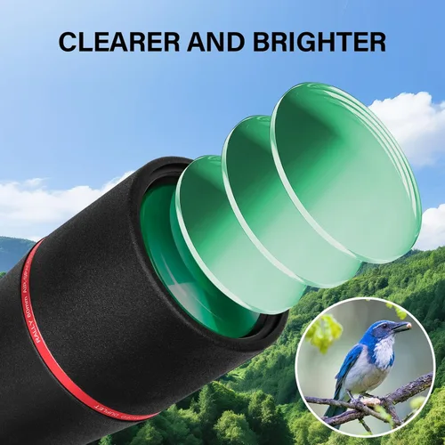 Miniatura 3 de 25–75x80 HD Spotting Scope for Bird Watching & Target Shooting, BAK4 Prism Angled Spotter Scope with Tripod & iPhone Adapter, Waterproof Fogproof