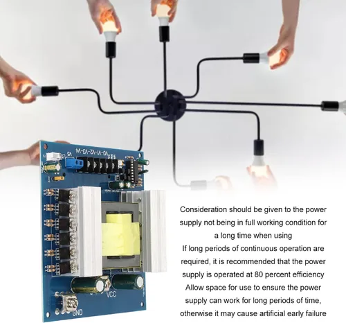 Miniatura 2 de Placa de módulo inversor profesional de 1000 W, convertidor de impulso inversor, transformador, potencia de alta frecuencia, CC 12 V 24 V a CA 18 V