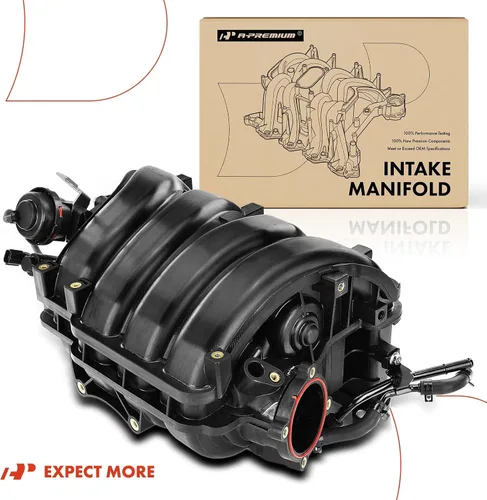 Miniatura 8 de A-Premium Conjunto del colector de admisión del motor con junta y válvula de control de flujo [4Cyl 2.4L 2.0L] Compatible con Hyundai Santa Fe