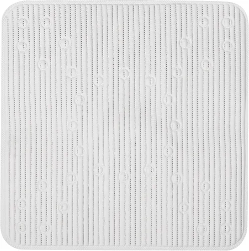 Miniatura 4 de Tapete de ducha acolchado Duck Brand Clorox, tapete antideslizante para ducha y bañera con ventosas, 21 pulgadas x 21 pulgadas, blanco, paquete de 2