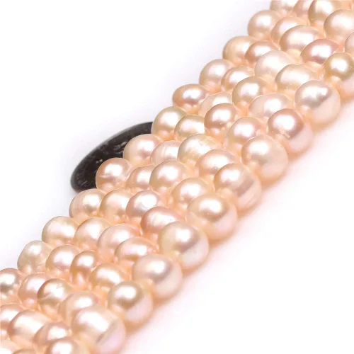 Miniatura 7 de Cuentas de perlas cultivadas de agua dulce para hacer joyas, piedras preciosas naturales semipreciosas de 0.433-0.472 in, redondas, color negro, 15