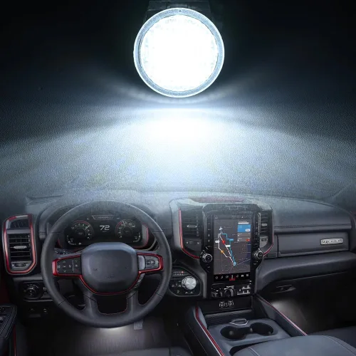 Miniatura 2 de Luces LED para alfombrilla interior y para salpicadero para Dodge Durango Nitro Ram 1500 2500 3500 1500 Classic LED Ensamblaje de lámpara