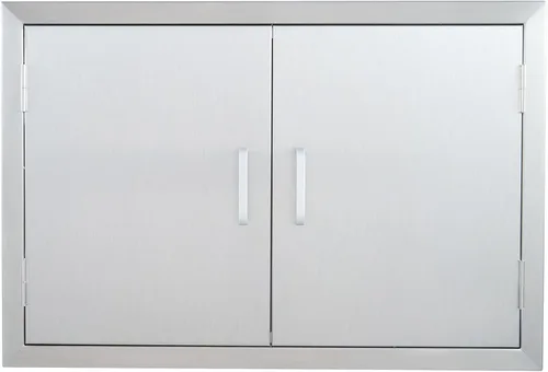 Miniatura 11 de CO-Z Puertas de cocina para exteriores, de acero inoxidable 304 resistente a la intemperie, puertas de acceso individual empotradas para cocina
