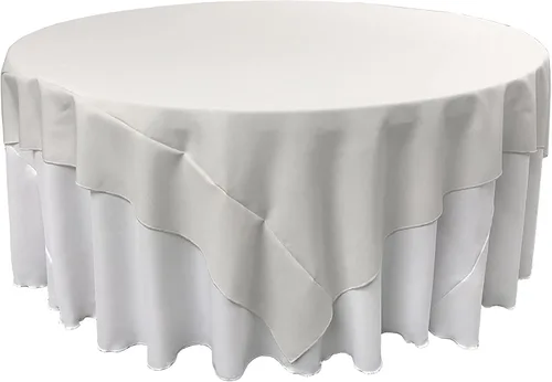 Miniatura 128 de LA Linen. Mantel cuadrado de popelina de poliéster