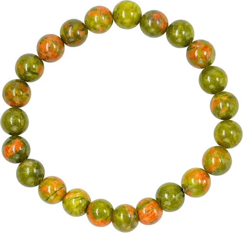 Miniatura 628 de Amazing Gemstone Pulsera de cristal para mujeres y hombres, pulsera de cristal curativo de protección, pulsera elástica con cuentas de piedras