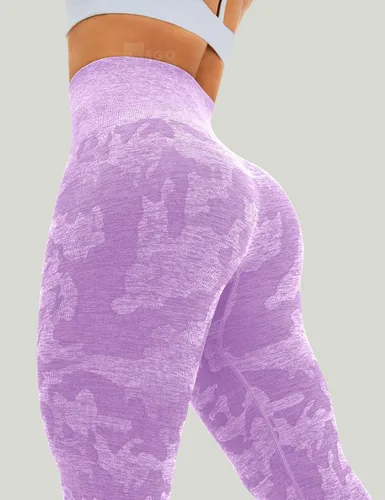 Miniatura 44 de HIGORUN - Leggings sin costuras para mujer, moldeadores, con diseño gráfico de sonrisas, de cintura alta, para el gimnasio, yoga o hacer ejercicio