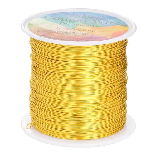 Miniatura 41 de Alambres de cobre resistentes al deslustre de 65.6 pies, alambre de cobre para electrocultura en jardinería, alambre de cobre de calibre 16, cables