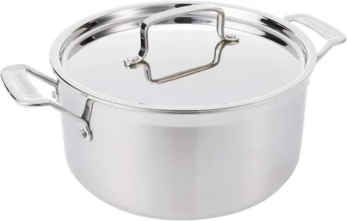 Miniatura 2 de Cuisinart MultiClad Pro - Cacerola de acero inoxidable de 6 cuartos con tapa y cacerola MultiClad Pro de acero inoxidable de 1-1/2 cuartos de galón