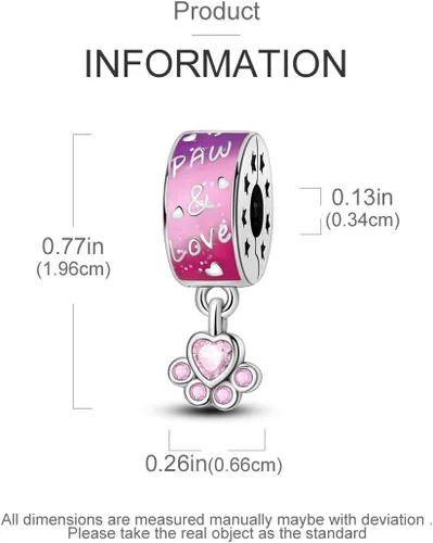 Miniatura 125 de Pandach Dijes colgantes de plata de ley 925 para pulseras y collares, dijes colgantes de Madonna con cuentas de girasol, joyería para mujer