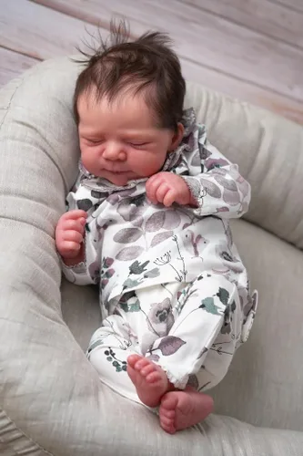 Miniatura 4 de Anano Muñecas Reborn de silicona de cuerpo completo, muñeca realista de bebé recién nacida, muñeca de bebé de silicona de cuerpo completo, muñecas