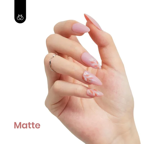 Miniatura 4 de Beetles - Esmalte de uñas de gel rosa de 0.51 onzas líquidas, esmalte de uñas de gel rosa nude, lámpara LED UV, arte de uñas de larga duración, E