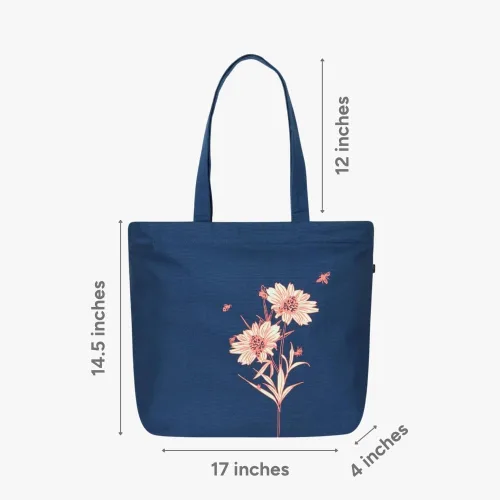 Miniatura 122 de Ecoright Bolsa de lona estética para mujer, bolsa grande con cremallera y bolsillo, bolsa de mano para mujer, para yoga, trabajo, playa