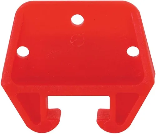 Prime-Line MP7082 1/4 pulgadas x 7/8 pulgadas, kit de guía de cajón rojo (paquete de 10)