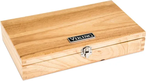 Miniatura 7 de Viking Juego de cuchillos para carne de 6 piezas con caja Negro