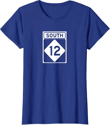 Miniatura 81 de Highway 12 South NC Outer Banks North Carolina Hwy - Camiseta, Negro, S