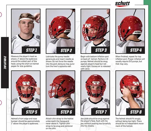 Miniatura 6 de Schutt Sports Vengeance A11+ - Casco de fútbol americano juvenil (máscara facial no incluida)