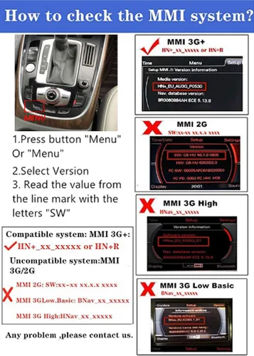 Miniatura 3 de AMI - Adaptador de audio Bluetooth para Audi MDI MMI 3G, adaptador de cable de interfaz de audio inalámbrico para VW Audi A3 A4 A7 R7 S5 Q7 A6L A8L