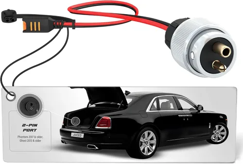 Miniatura 11 de Adaptador JMR para Rolls Royce Ghost Phantom compatible con CTEK (puerto de 2 pines, con indicador) Compatible with CTEK, Ghost Phantom