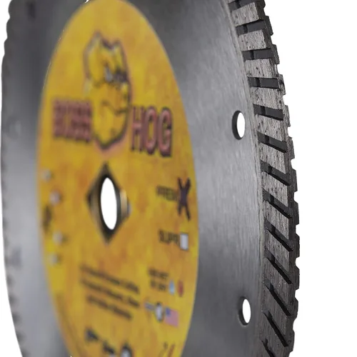 Miniatura 3 de Delta Diamond Boss Hog - Hoja de diamante Turbo de 7 pulgadas para mampostería, ladrillo, bloque, adoquines, hormigón, piedra, corte húmedo y seco