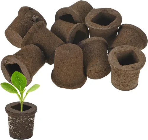Miniatura 12 de M METERXITY Paquete de 5 esponjas de cultivo, 3.1 x 2.4 x 2.8 pulgadas, esponjas de repuesto para crecimiento de raíces, vainas de semillas