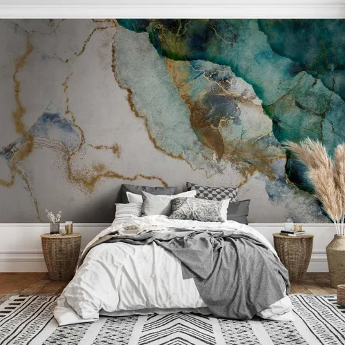 Miniatura 5 de artgeist Mural de pared de piedra sintética de 135 x 101 pulgadas, papel tapiz autoadhesivo extraíble de gran tamaño para decoración de pared, #02
