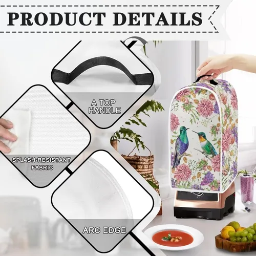 Miniatura 4 de doginthehole Cubiertas para licuadora de colibrí para cocina, fundas lavables para electrodomésticos, antihuellas dactilares, resistentes a